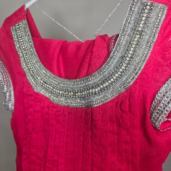 Long Dress (3pcs) Pakistani / Indian Suit SMALL - Picture 7 of 7